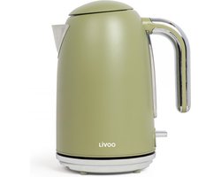 Art de Vivre by Livoo - DOD180V  - Elektrische waterkoker - 2200W - Retro Style - 1,7 liter - Retro Green - 3 jaar garantie!!!