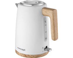 Concept RK3315 - Waterkoker 1,7L - 2200W - roestvrij staal - Wit