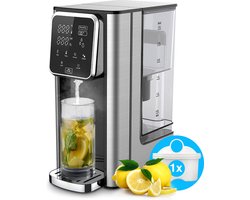 CuisineKing Heetwaterdispenser 3.0L - Touch Display - Warm waterdispenser - 2600W - Instant Waterkoker - Heetwatertap - Incl. Filter