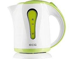 Electro Center RK1022GN Waterkoker, 1 liter, wit - groen kunststof