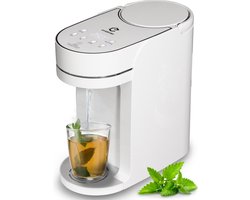 Evidenter Heetwaterdispenser - Wit - Touch Display - 2L - Waterkoker met temperatuurregeling - 40-100º graden - Heetwatertap - Instant Waterkoker