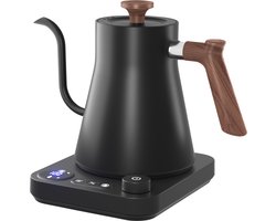 House of Husk Gooseneck Waterkoker - Slow Coffee Kettle - Heet Water Ketel - Temperatuurregeling - Warmhoud Functie - 1000 ml - Zwart