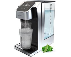 KitchenBrothers Heetwaterdispenser - Heetwatertap - 40-100°C - 100/150/200/250/300/350/400 ml - Melkfunctie - 2.7L – RVS