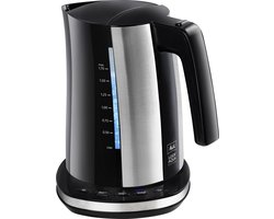 Melitta 1026-14 Look Aqua DeLuxe Waterkoker 1.7L 2400W Zwart/RVS