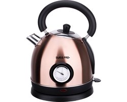 Swiss Pro+ SP-WK2200BC | Retro Waterkoker 1.8L | 2200W - Koper