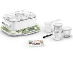 SEB Yoghurtmaker 6 potten, 6 programma's waarvan 1 express-modus, Zelfgemaakte yoghurts en desserts, Gemakkelijk te gebruiken, Made in France YG660A11