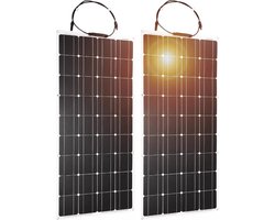 100W 18V Flexibele Monokristallijn Zonnepaneel Voor Auto/Boot/Home Solar, Batterij opladen met 12V, Waterdicht Zonnepaneel