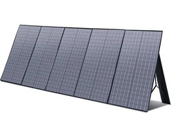 AllPowers - Zonnepaneel - Draagbaar - Waterdicht - Opvouwbaar zonnepaneel - voor Camping RV Tuin Dak - Polykristallijn Silicium - 37V - 400W - Zwart