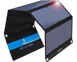 BigBlue® Draagbaar Zonnepaneel - Zonnepaneel - Opvouwbaar Zonnepaneel - Solar Charger - Draagbaar Zonnepaneel - Solar Panel - Zonnepaneel Oplader