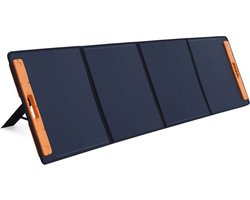 Draagbare Zonnepaneel - Opvouwbaar Zonnepaneel - Zonnepaneel - Zonne-energie -100W 12V - Monokristallijn - Zonnepaneelkit met USB DC-uitgang - Draagbaar Buitenzonnepaneel - voor Krachtcentrale - Caravan RV - Boot - Camper - Tuin