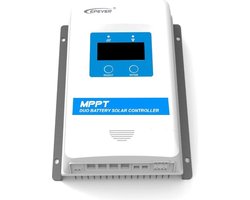 EpEver DuoRacer MPPT Zonnepaneel Laadregelaar 30A | 12V (390W) of 24V (780W) | Dubbele Acculader | LCD Display | Voor Camper & Boot | Lithium en Lood-zuur Accu's