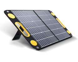 HEKO Solar® Zonnepaneel Unfold 60 - Solar Panel - 60W - Draagbaar Zonnepaneel - Opvouwbaar - Zonnepaneel Camper - Zonnepanelen Compleet Pakket - Plat Dak - Solar Charger - USB-C - Geschikt Voor Powerstation