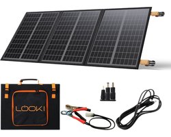 Looki Draagbaar Opvouwbaar Zonnepaneel - 150W - Zonnepanelen Compleet Pakket - Voor Camper en Camping