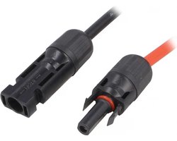 MC4 verlengkabel - Male + Female connector - 3 meter - 4mm