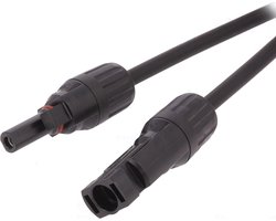 MC4 verlengkabel - Male + Female connector - 5 meter - 4mm