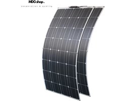 MDG shop - 18V 200W - Solar charger - Opvouwbaar zonnepaneel - Draagbaar zonnepaneel - Perfect voor kamperen en buitenavonturen