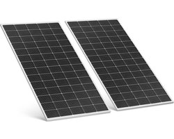 MSW - Zonnepanelen - 600 W - 2 monokristallijne panelen - complete plug-in set