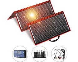 Opvouwbaar Zonnepaneel - Flexibel Zonnepaneel USB - Powerbank - 300W - Solar Charger - Draagbaar Zonnepaneel - Voor de camping