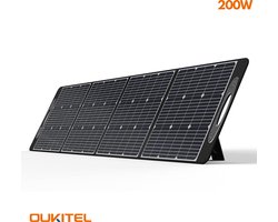 Oukitel 200W Zonnepaneel - Draagbaar/ Opvouwbaar/ Lichtgewicht/ Universeel Bruikbaar/ Plug&Play