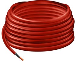 Solar Kabel 6mm2 | 25 meter - rood