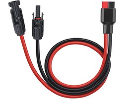 Solar naar Anderson stekker kabel 10AWG - 45A Zonnepaneel verlengkabel voor draagbare generatoren (60 cm)