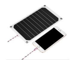 Solar Paneel - USB oplader - Kamperen