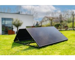 Sunet Solarpad Dual 760Wp - zonnepaneel met stekker - plat dak - plug & play zonnesysteem - 660kwh per jaar besparen!