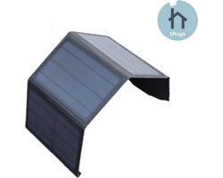 Thuys - Draagbaar Zonnepaneel - Opvouwbaar Zonnepaneel - Solar Charger - 22W - Efficiënt - Duurzaam