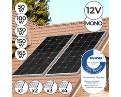 Trend24 Zonnepaneel - Zonnepaneel oplader - Zonnepaneel camper - Solar - Zonnepaneel 12v -160W