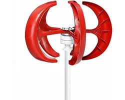 Vevor - Windturbines - 100W - 12V - 5 Bladen - ROOD