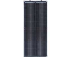 Xinpuguang - Zonnepaneel - Waterdicht - Flexibel zonnepaneel - Fotovoltaïsch paneel - Voor thuis, camper, dak, boot - Monokristallijn silicium - 120W - Zwart