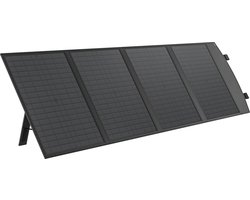 XLayer - Mobiel zonnepaneel - 80W Solar Panel – Met 1x USB-A, 1x USB-A QuickCharge, 1x USB-C 45W PD en 1 DC Aansluiting - Opvouwbaar Compact Zonnepaneel voor Mobiel Gebruik - IPX5 Weersbestendig - Zwart