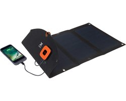 Xtorm Opbouwbaar Zonnepaneel - 21W Solar Panel - Zonnepaneel Draagbaar - Geschikt voor Outdoor - Zwart