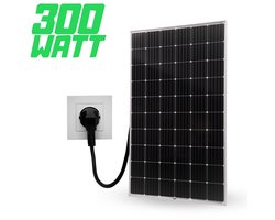 ZAAK. Technaxx 300 Watt balkonkrachtcentrale - zonnepanelen met stekker - compleet pakket aan te sluiten op het schuko stopcontact - plug & play