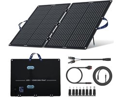 Zonnepanelen Compleet Pakket - Zonnepanelen Plat Dak - Opvouwbaar Zonnepaneel - Zonnepanelen Camper - Zonnepanelen Met Stekker