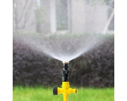 360° Tuin Sprinkler Rotatie - Roterende Sproeier voor Gazon en Tuin - Instelbare Waterstraal - Efficiënte Irrigatie - Duurzaam en Weerbestendig - Besproeiingssysteem voor Tuin en Planten