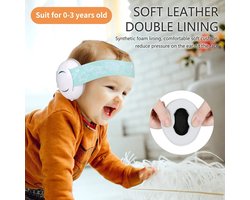 Baby Noise Cancelling Koptelefoon Oor bescherming Warme Oorbeschermers Voor Baby 'S Met Elastische Hoofdband Pasgeboren Vliegtuig Reizen Slapen