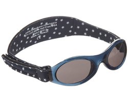 Banz - UV-beschermende zonnebril voor kinderen - Bubzee - Navy sterren - maat Onesize (0-2yrs)