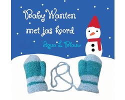 Big Boss - Gebreide herfst / winter wanten / handschoenen met jas-koord - baby / peuter 1-3 yrs - cat.1-2 - aqua / licht blauw - kleine kinderen - unisex - casual