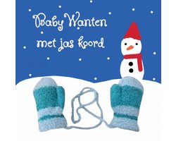 Big Boss - Gebreide herfst / winter wanten / handschoenen met jas-koord - baby / peuter 1-3 yrs - cat.1-2 - licht blauw / aqua blauw - kleine kinderen - unisex - casual