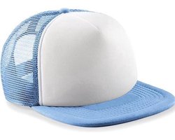 CHPN - Kinderpet - Truckerspet - Blauw/Wit - Leuke pet - Kindercap - Hippe pet voor kinderen - Polyester