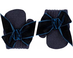 Cóndor Wantjes Velvet Strik | 50.598.011 | Navy/Donkerblauw | 3-6 mnd | Maat 00