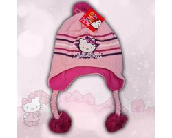 Hello Kitty muts licht roze maat 52