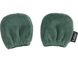 KipKep Antikrab - wantjes - Calming Green, groen, nicky katoen velour