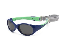 Koolsun - Flex - baby zonnebril - navy groen - 0-3 jaar