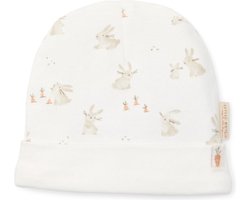 Little Dutch Baby Bunny - Baby - Jongens en Meisjes - Muts - Maat 62 / Maat 74 - Wit