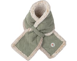 Lodger Fleece Baby Sjaal Muffler Folklore Fleece One size Groen Zachte kwaliteit Handige lus