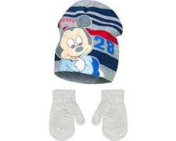 Mickey Mouse muts & handschoen maat 50