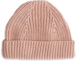 Mushie Chunky Knit Beanie - babymutsje - blush - 0 - 3 maanden