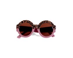 Peuter Zonnebril – UV400 – LittleJo – Leopard Dark Rose